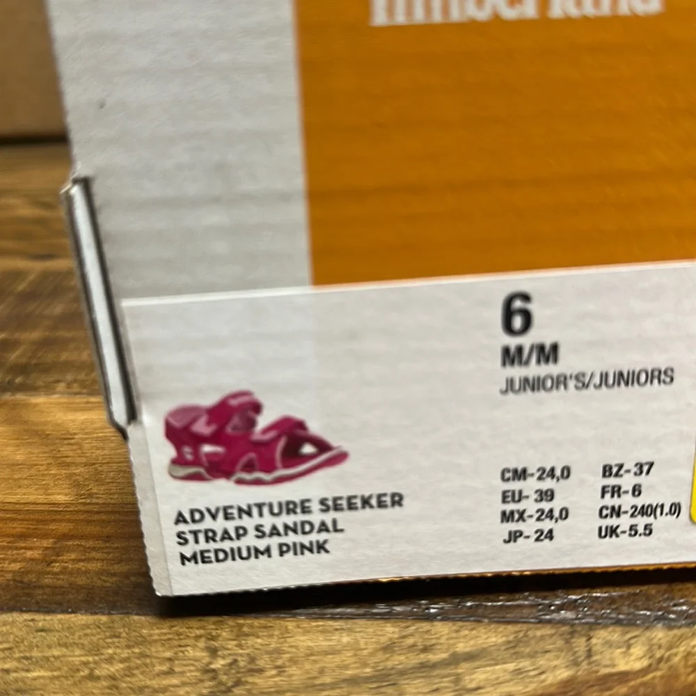 TIMBERLAND ADVENTURE SEEKER SANDAL: PINK: NEW IN BOX: SIZE 6